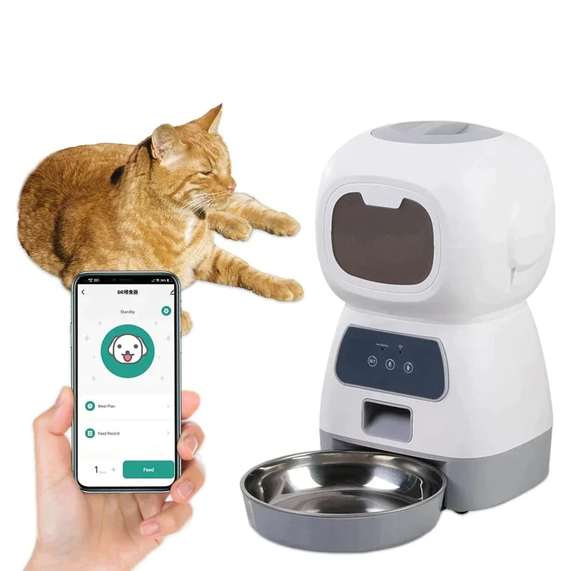 Alimentador Automático para Cães e Gatos - Encontrei De Tudo