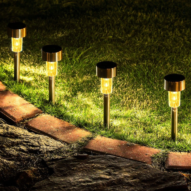 Lâmpada LED Solar À Prova D'água Para Jardim - Encontrei De Tudo