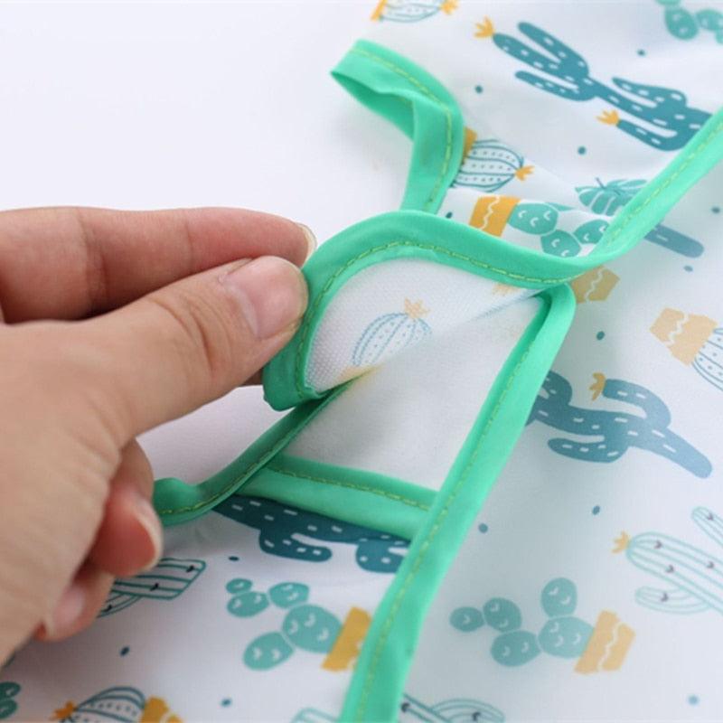 Avental de manga comprida para bebês - Encontrei De Tudo